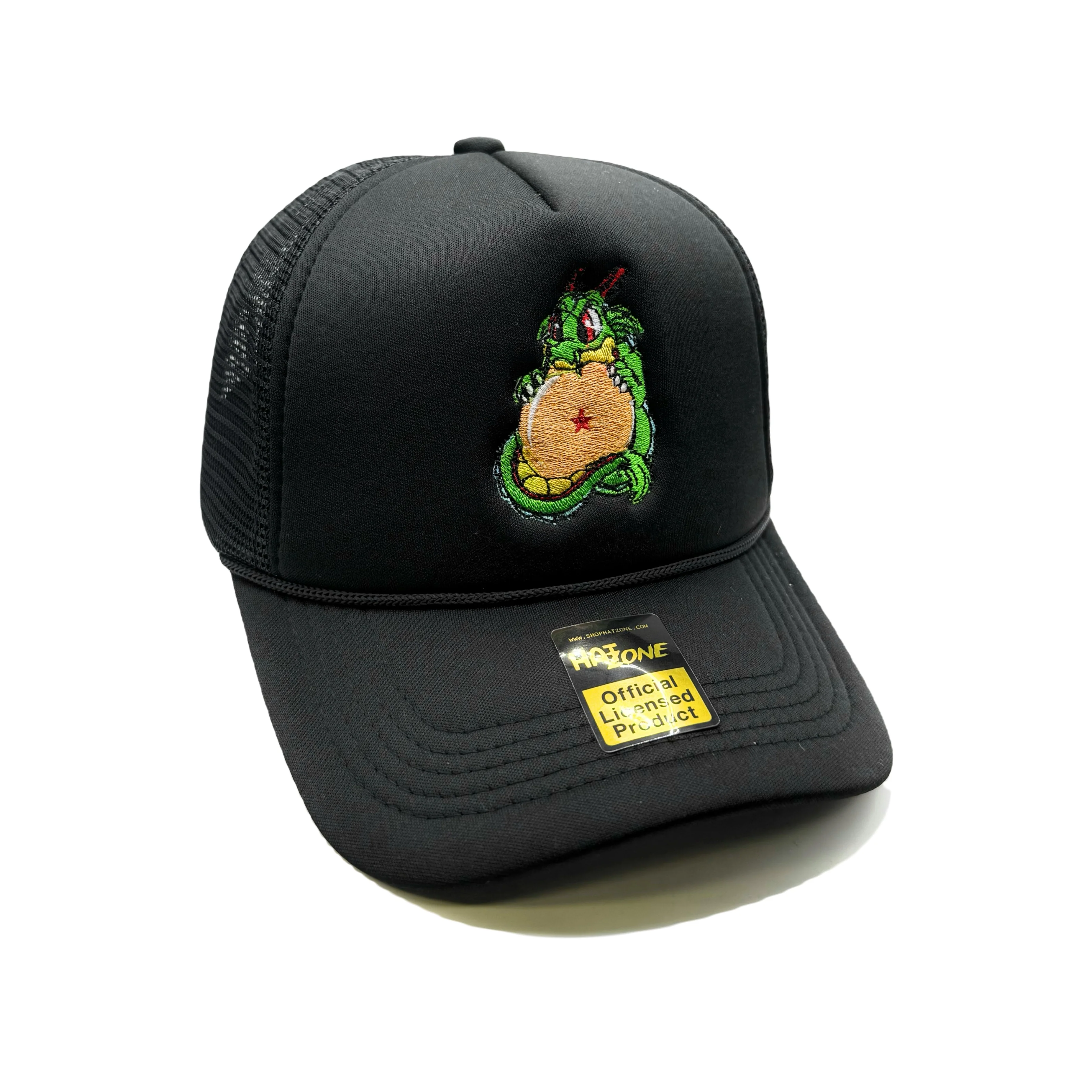 Dragon Mesh Trucker Snapback (Black)