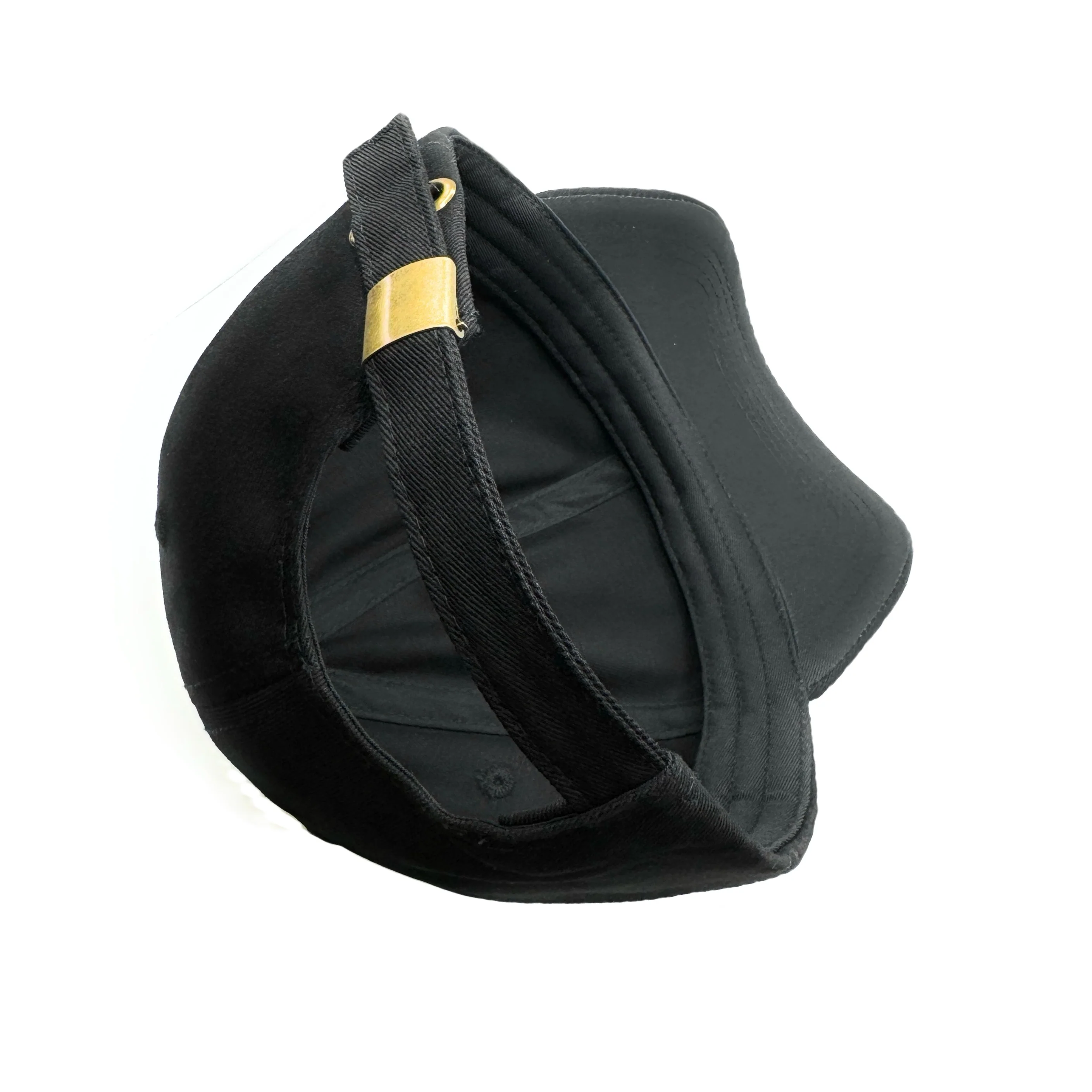 Flame Smile Dad Hat Strapback (Black) - Image 2
