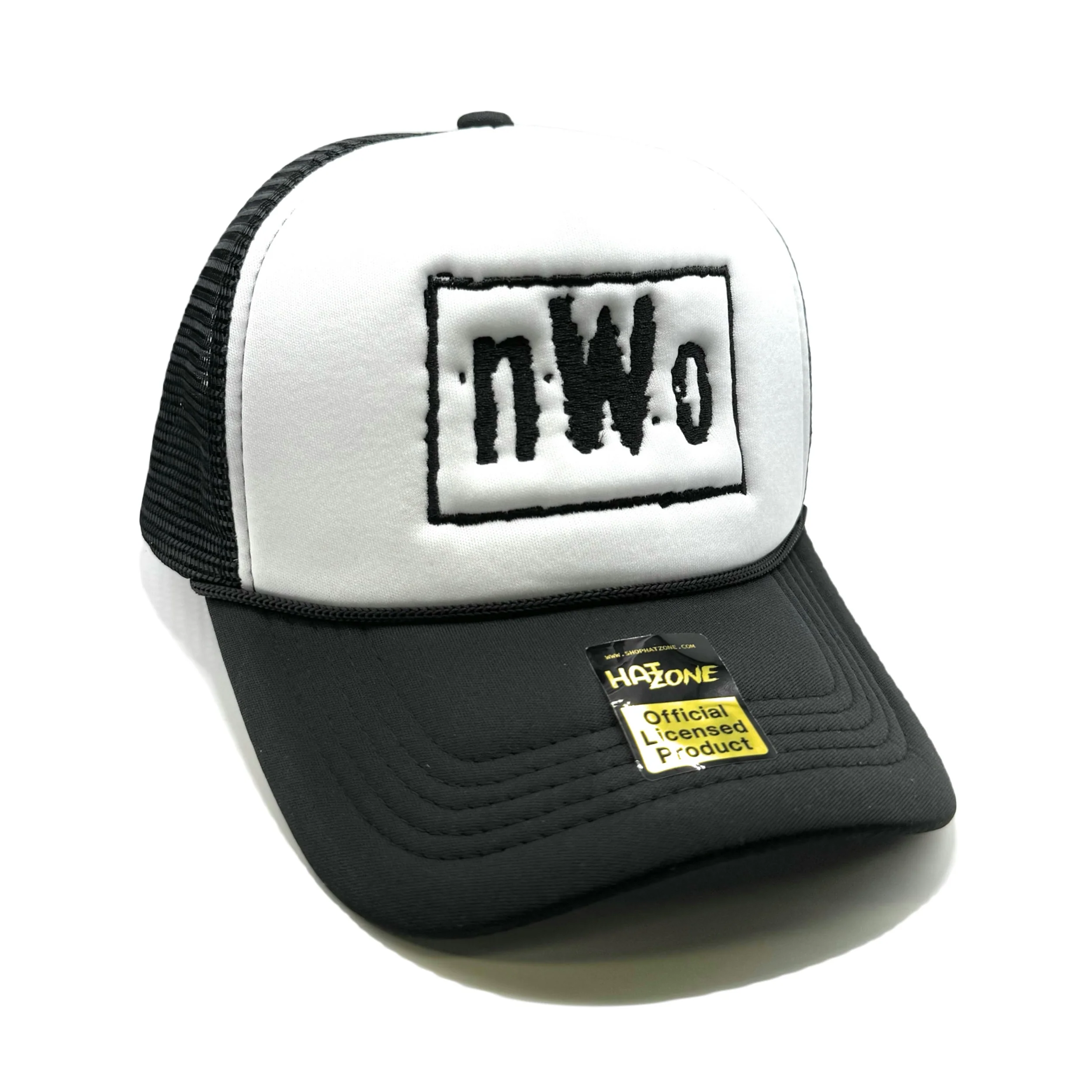 NWO Mesh Trucker Snapback (White/Black)