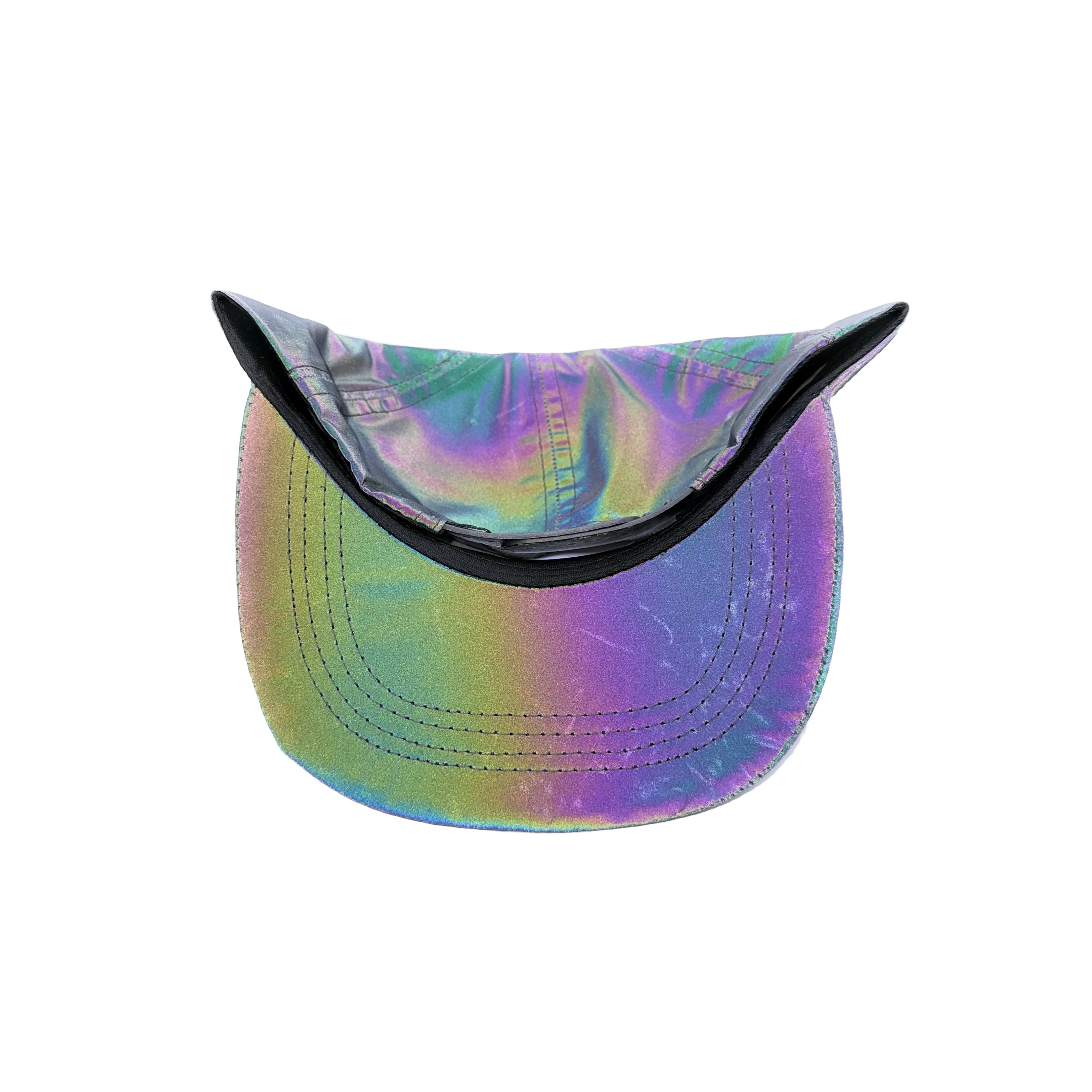 Retro 90s Basketball Flat Brim Snapback (Reflective) - Image 3