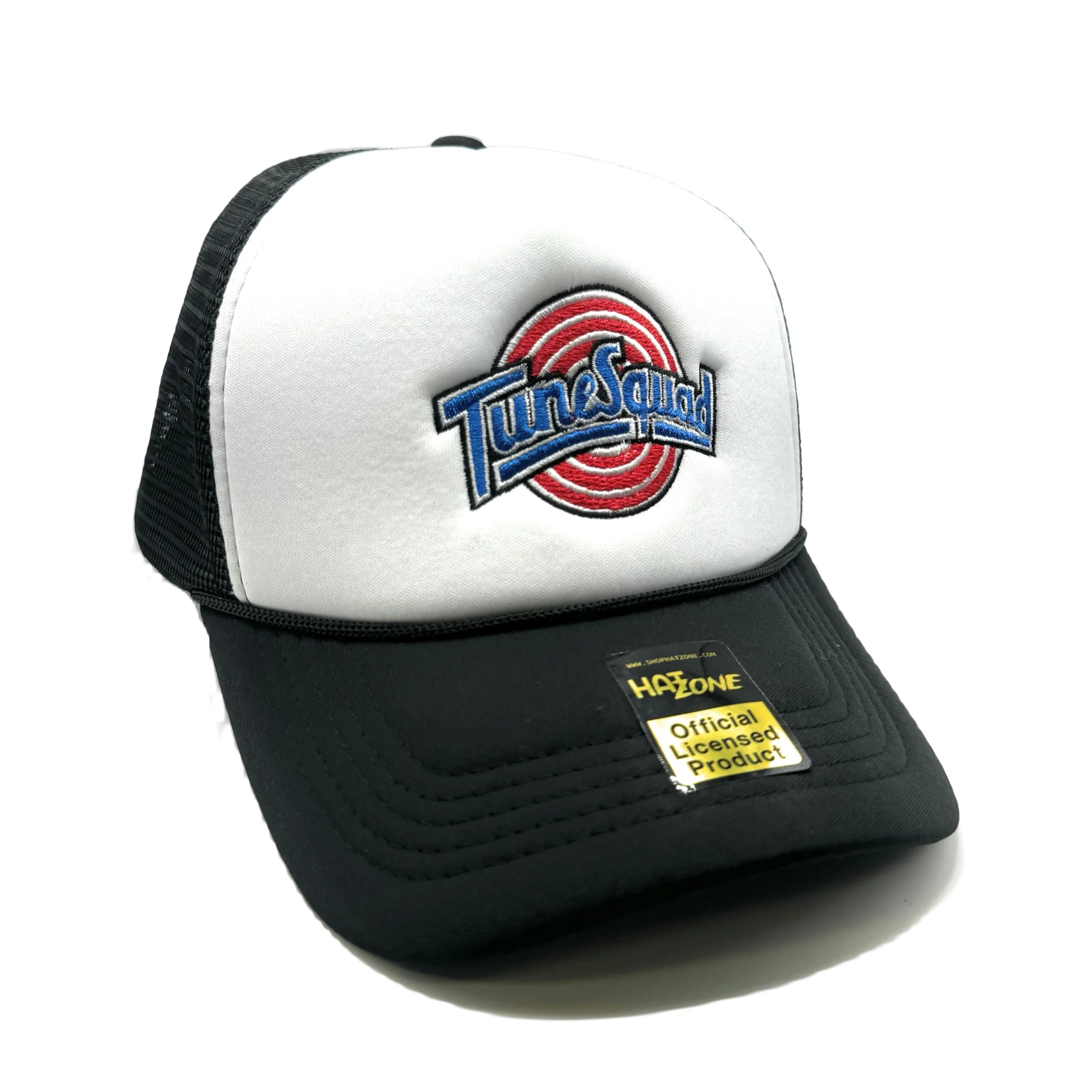 Tune Squad Mesh Trucker Snapback (White/Black)